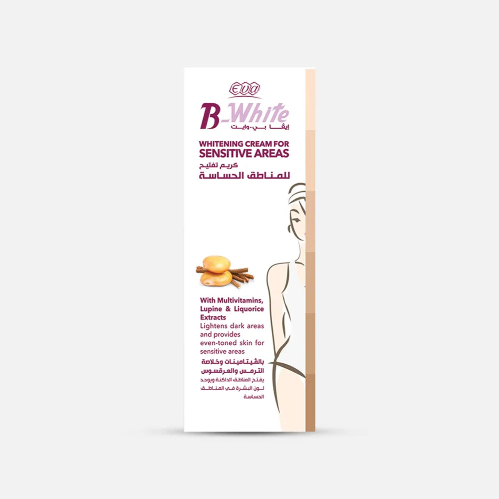 Eva B-White | Whitening Cream for Sensitive Areas | 50gm