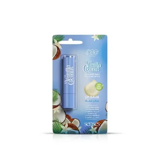 Eva | skin care senses lip balm vanilla coconut | 4gm