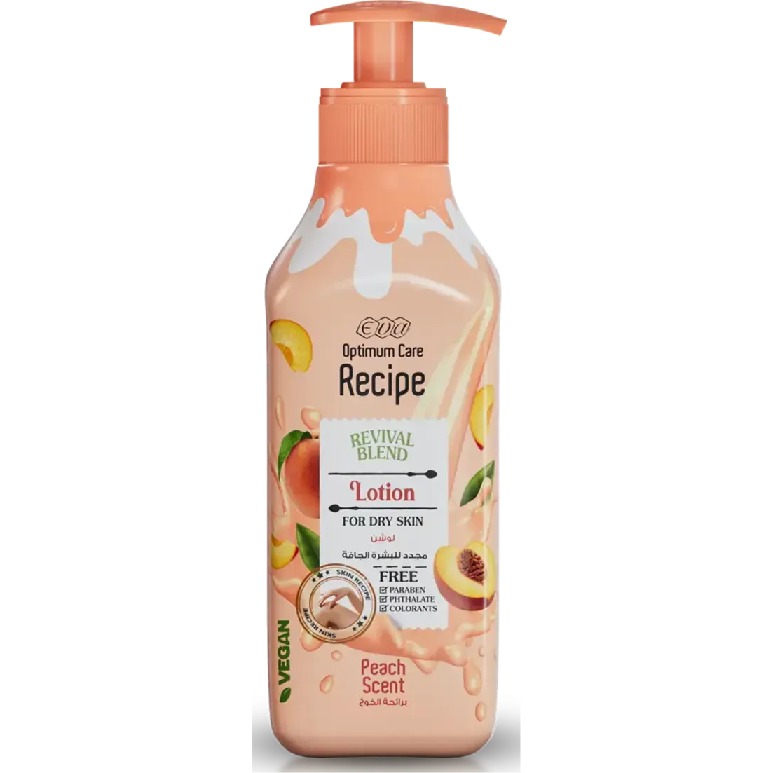 Eva | Recipe Lotion For Normal Skin peach | 370ml