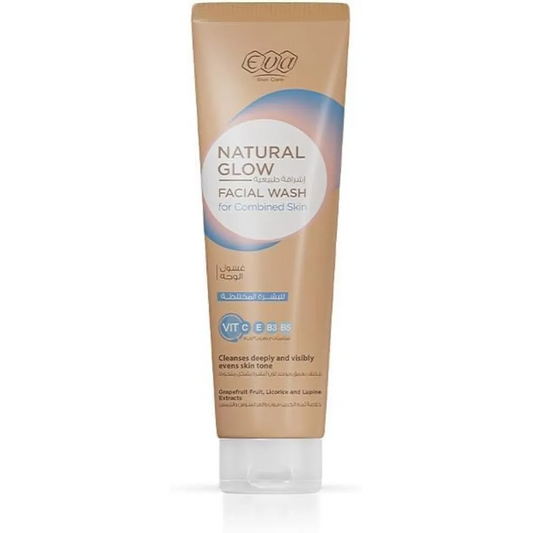 Eva Skin Care | Natural Glow Facial Wash for Combined Skin | 100ml