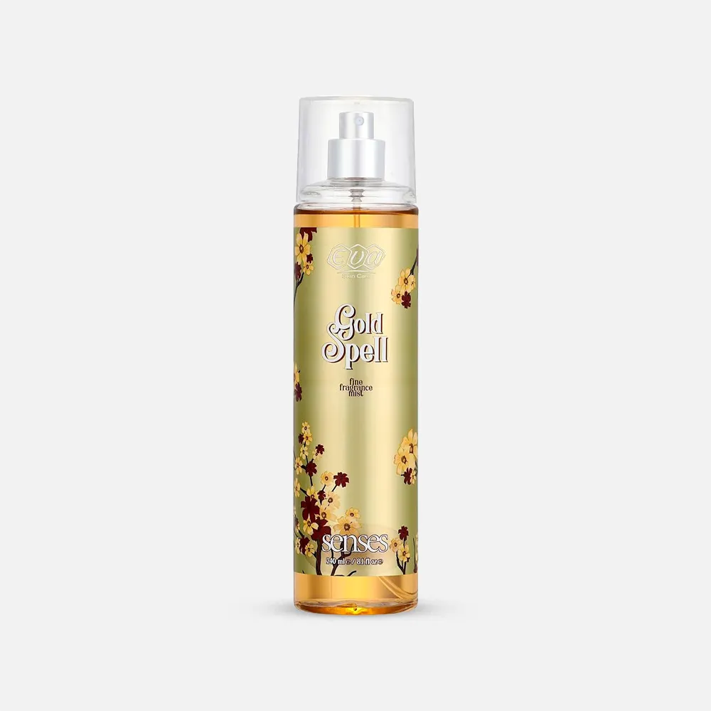 Eva Skin Care | Senses Body Splash Gold Spell | 240ml