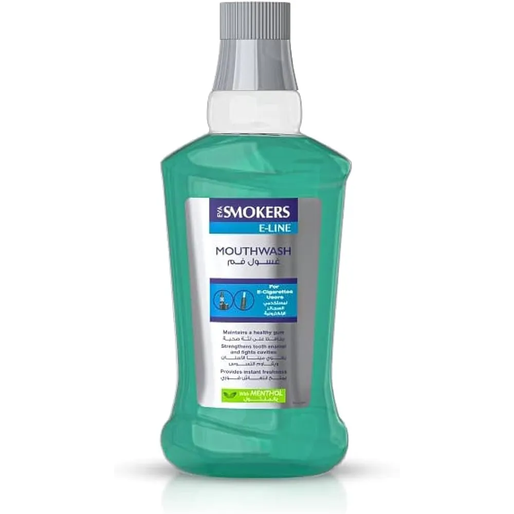 Eva | Smokers E-Line Mouthwash with Menthol for E-Cigarette Users | 250ml