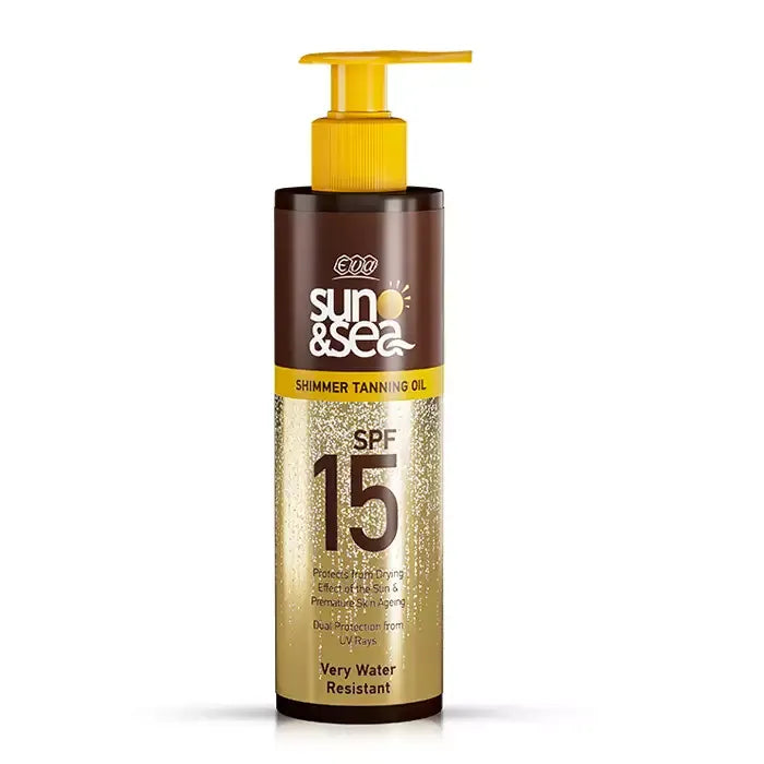 Eva Sun & Sea | Shimmer Tanning Oil SPF 15 | 200ml