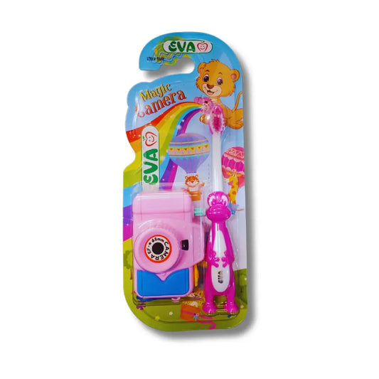 Eva | Ultra Soft kids Toothbrush with Camera Multicolor | 1 Pc