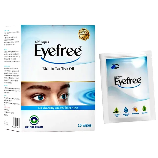 EyeFree | Lid Wipes | 15 Wipes