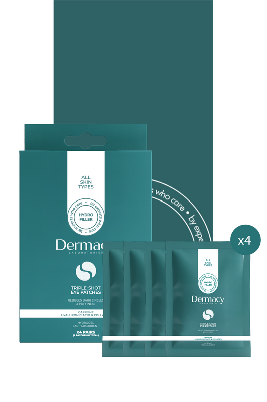 Dermacylabs Triple-Shot Eye Patches Box (4 Pairs)