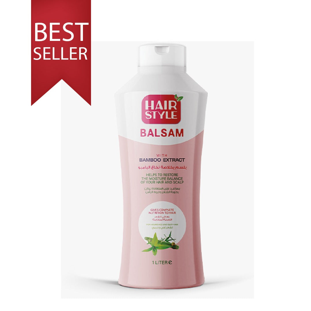 Hairstyle balsam with bamboo extract, 1000 ml