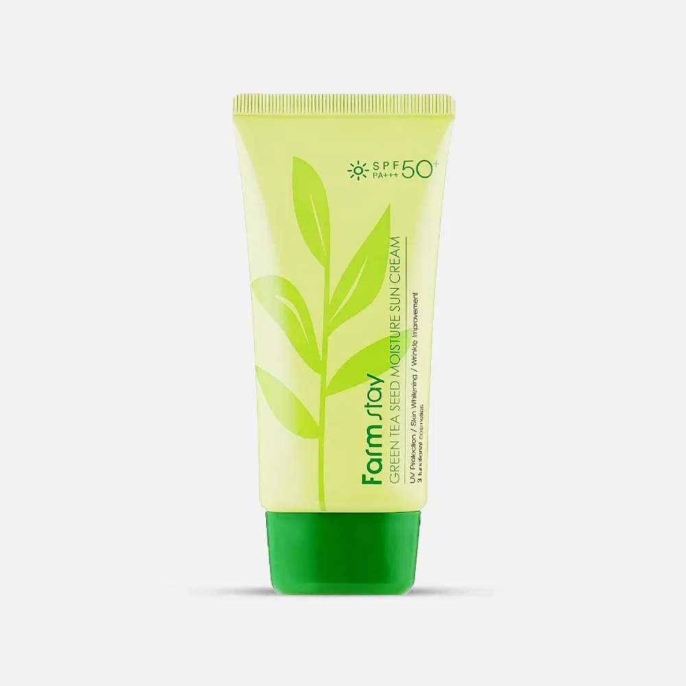 Farm Stay | Sun Cream Green Tea Seed Moisture SPF50 | 70gm