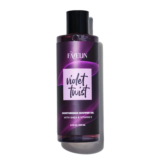 Favelin | Violet Twist Shower Gel | 200ml