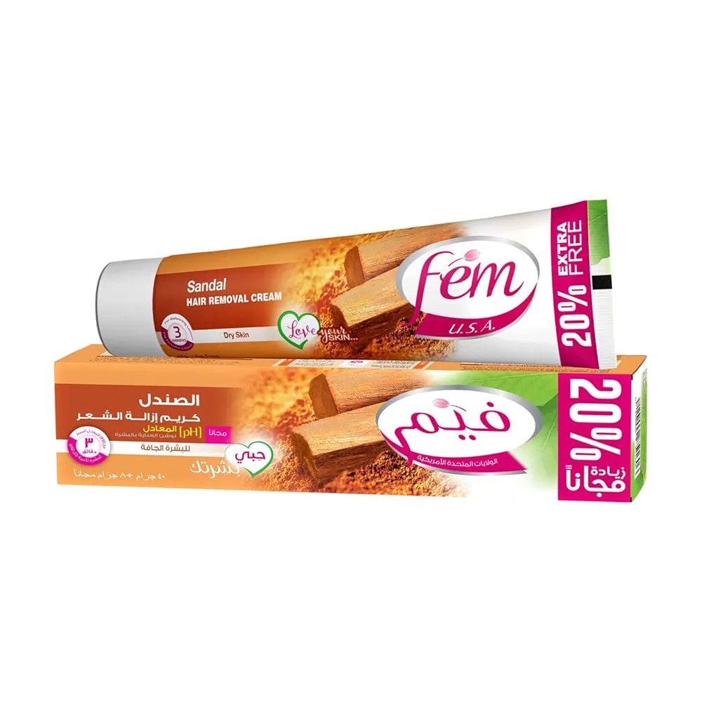 Fem | Sandal Hair Removal Cream | 40gm