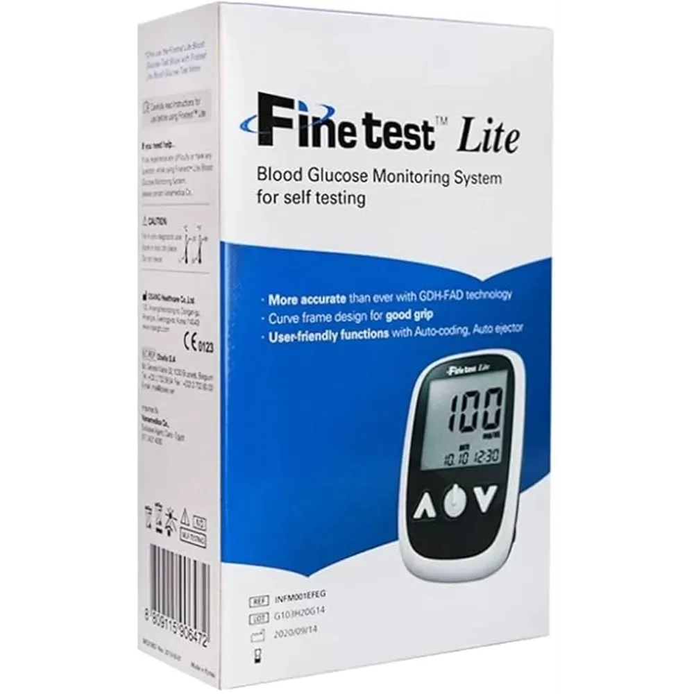Fine Test Lite | Blood Glucose Test Strips | 50 Pcs