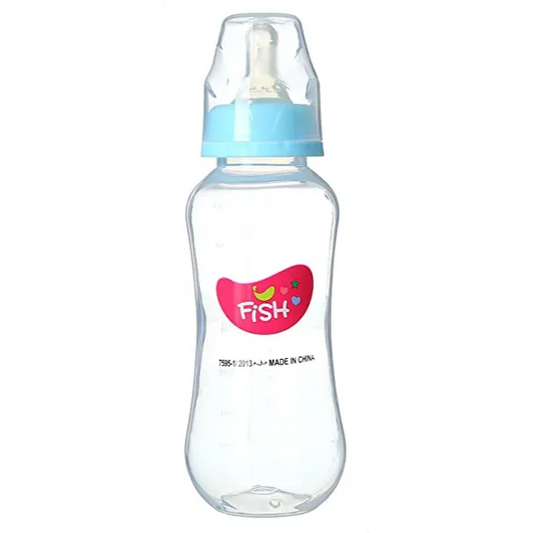 Fish | Gourd Shaped Nursing Bottle Blue +6M | 280ml