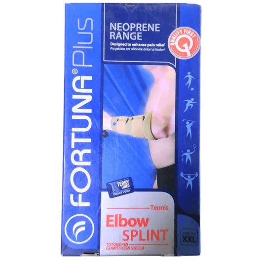 Fortuna Plus | Beige Neoprene Tennis Elbow Splint (17.5-19cm) Large