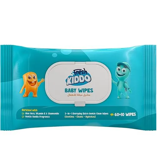 Fresh Kiddo | Baby Wipes | 60+10 Wipes