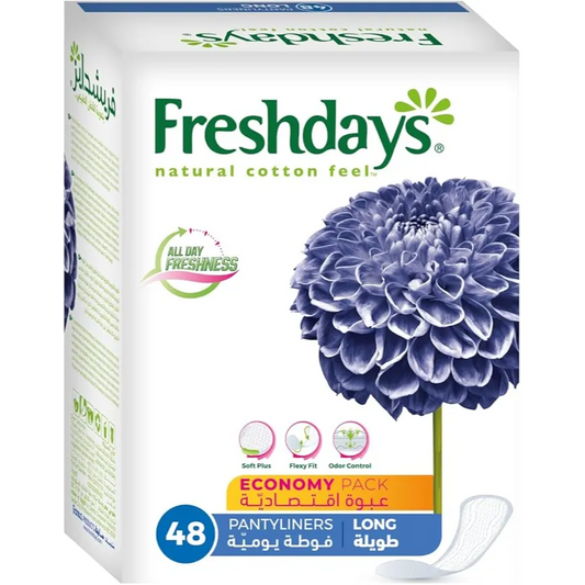 Freshdays | Long Economy Pack | 48Pads