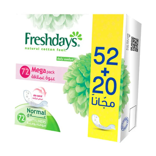 Freshdays | Women Napkins Pantyliners Normal | 72Pads