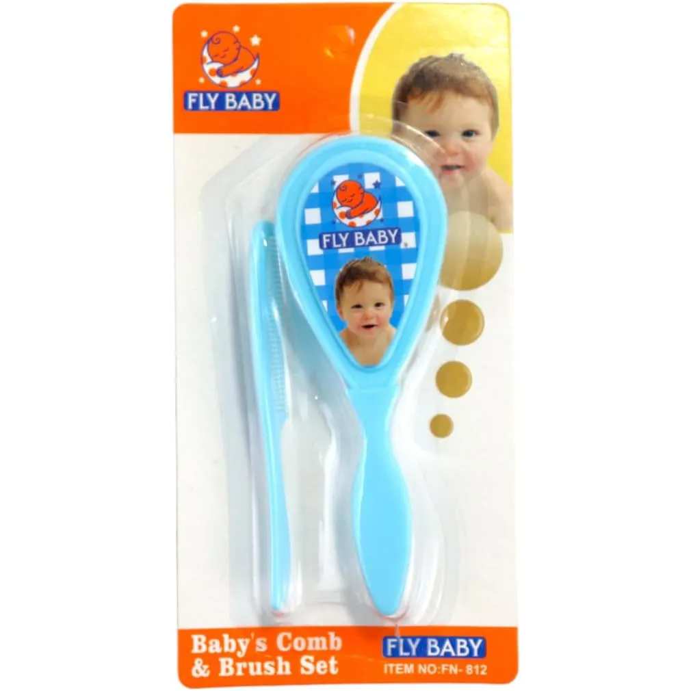 Fly Baby | Baby Brush & Comb Baby Blue | 2 Pcs