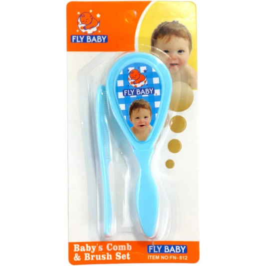 Fly Baby | Baby Brush & Comb Baby Blue | 2 Pcs