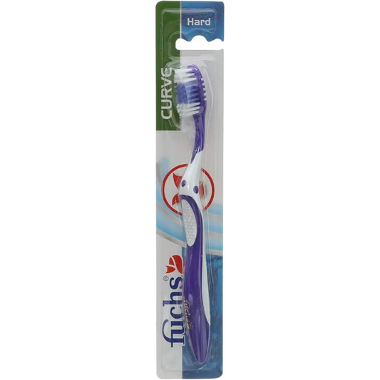 Fuchs | Curve Hard Toothbrush Purple | 1 Pcs