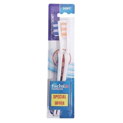 Fuchs | Toothbrush Silver Interdent soft | 2Pcs