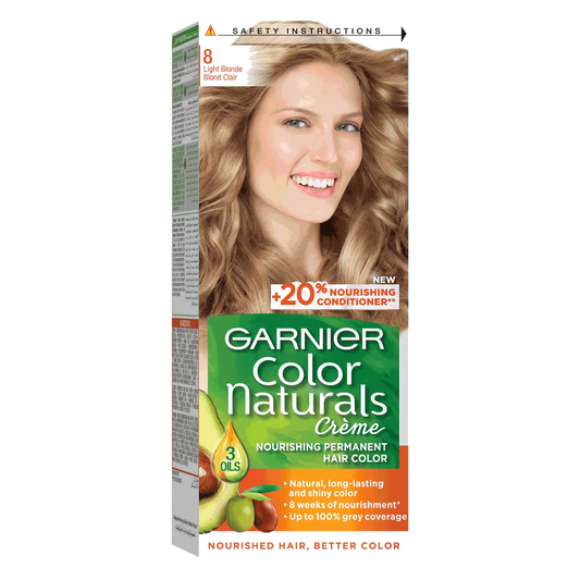 Garnier | Color Naturals Permanent Crème Hair Color | 8 Light Blonde | 15% off