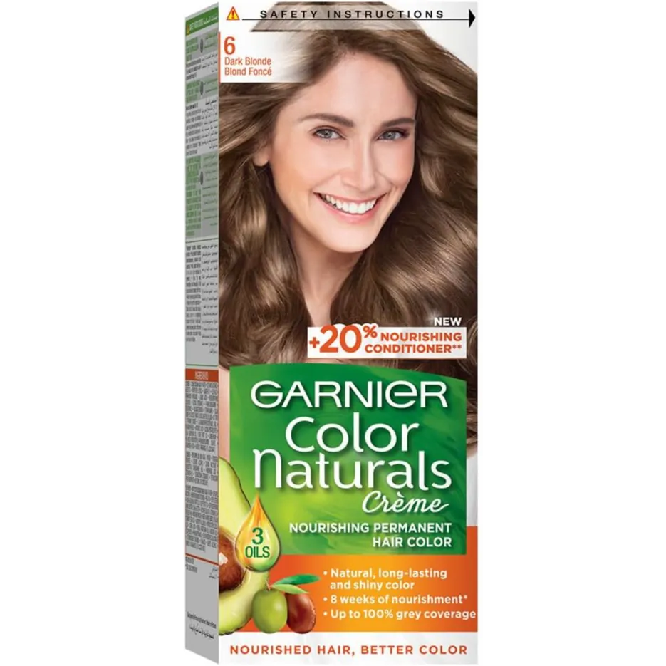 Garnier | Color Naturals Permanent Crème Hair Color | 6 Dark Blonde | 15% off