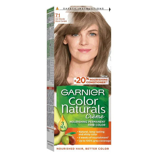 Garnier | Color Naturals Permanent Crème Hair Color | Ash Blonde 7.1 | 15% off