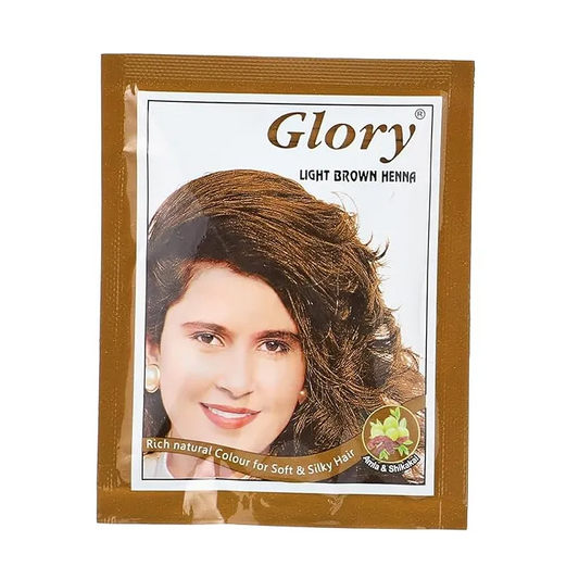 Glory | Henna for Hair Color Light Brown 10gm | 1 Pc