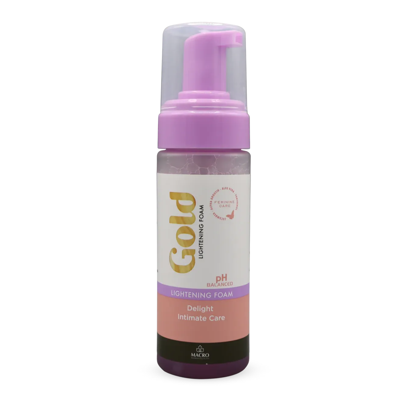 Gold | Fem Lightening Foam for Delight Intimate Female Care | 150ml
