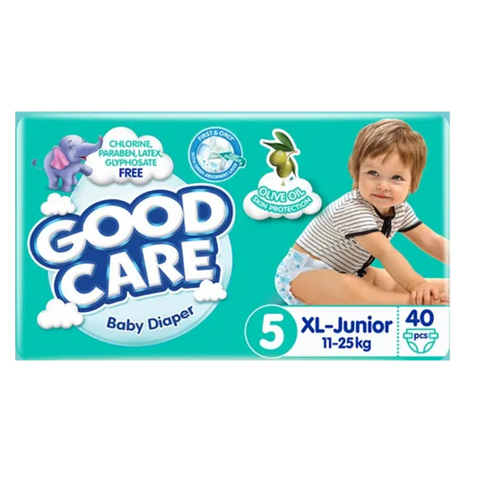 Good Care | Baby Diapers XL Junior 11-25 Kg Size 5 | 40 Pcs