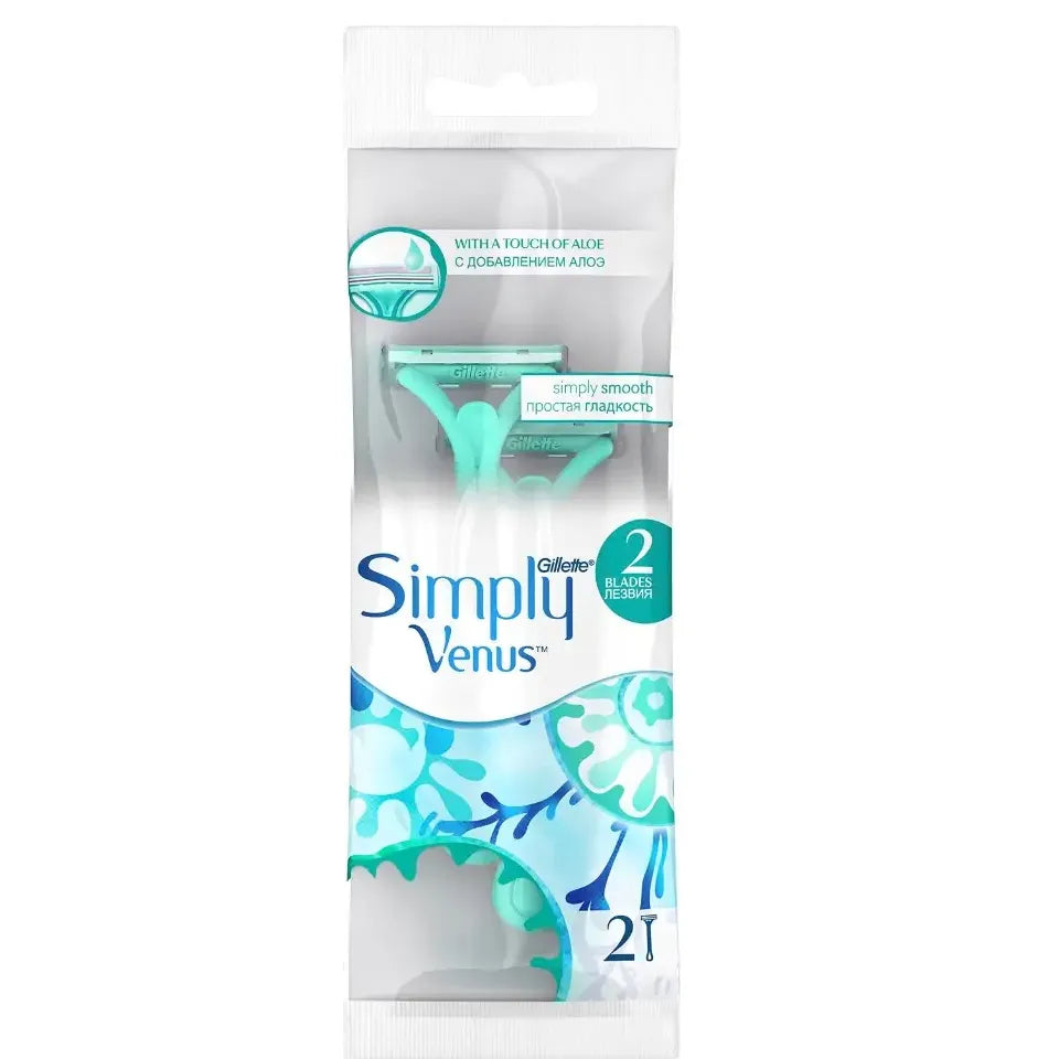 Gillette | Simply Venus Disposable Razors | 2 Pcs