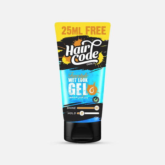 Haircode | Free Style Wet Look Hair Gel | 160+25ml Free