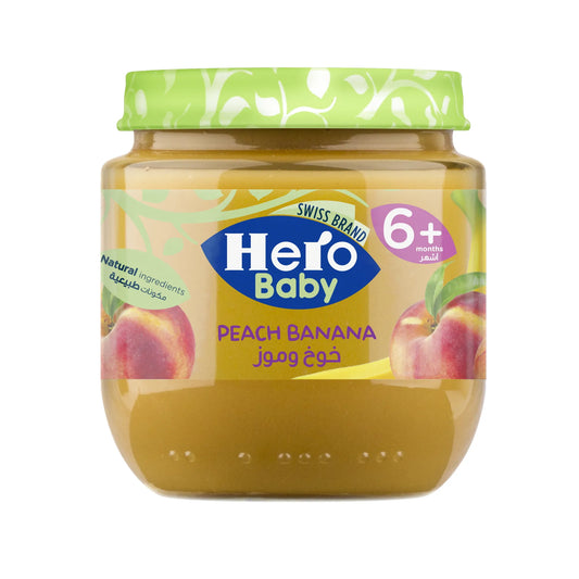 Hero Baby | Jar Banana And Peach | 125gm
