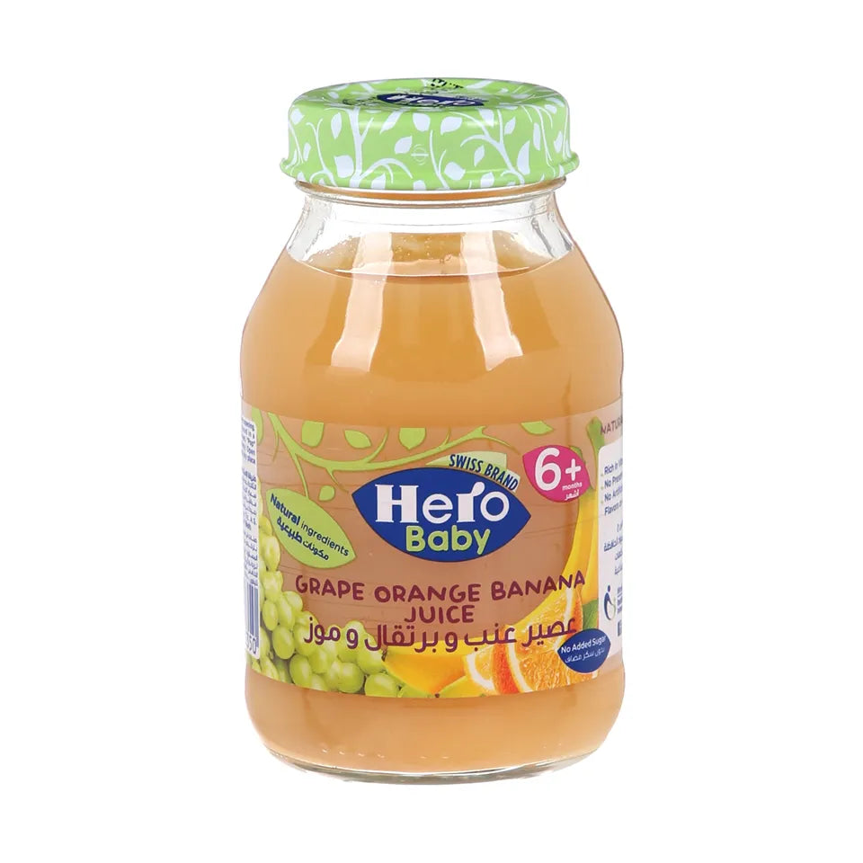 Hero Baby | Grape Orange & Banana Juice | 130ml