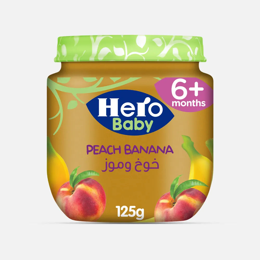 Hero Baby | Peach Banana Jar | 120gm