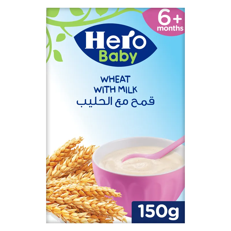 Hero Baby | Wheat Cereal With Milk | 150gm