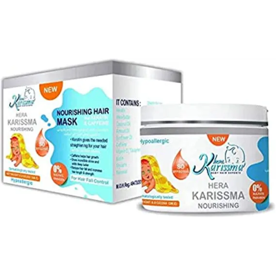Herra Charisma | Keratin and Caffeine Nourishing Hair Mask Yellow | 250gm