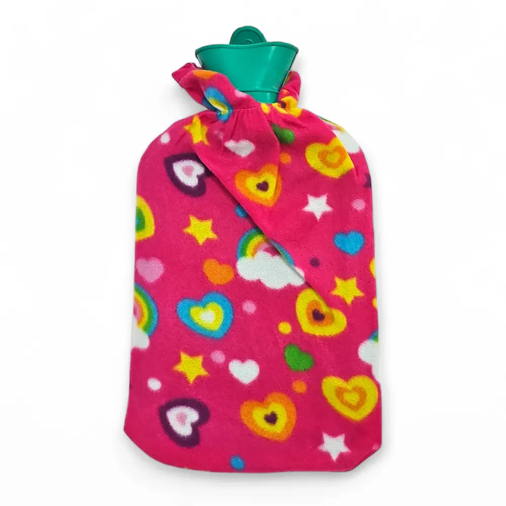 Hot Water Bag with Cover Multicolor
