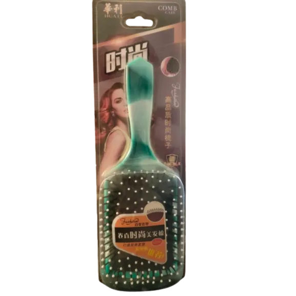 Huali | Comb Care Brush - Green & White