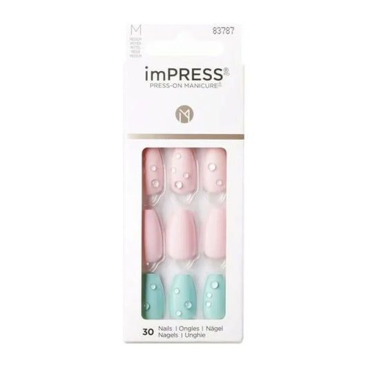 Kiss | Impress Medium Dew Drop Nails 83787 | 30 Pcs