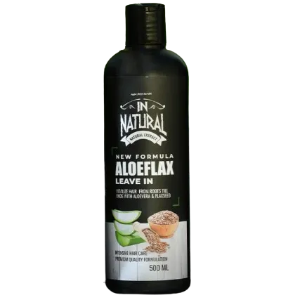 IN Natural | New Formula Aloeflax Leave In | 500ml