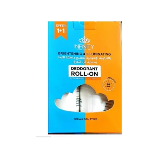 1+1 Infinity | Roll on Deodorant Ocean Breez & Oud for All Skin Type | 80ml