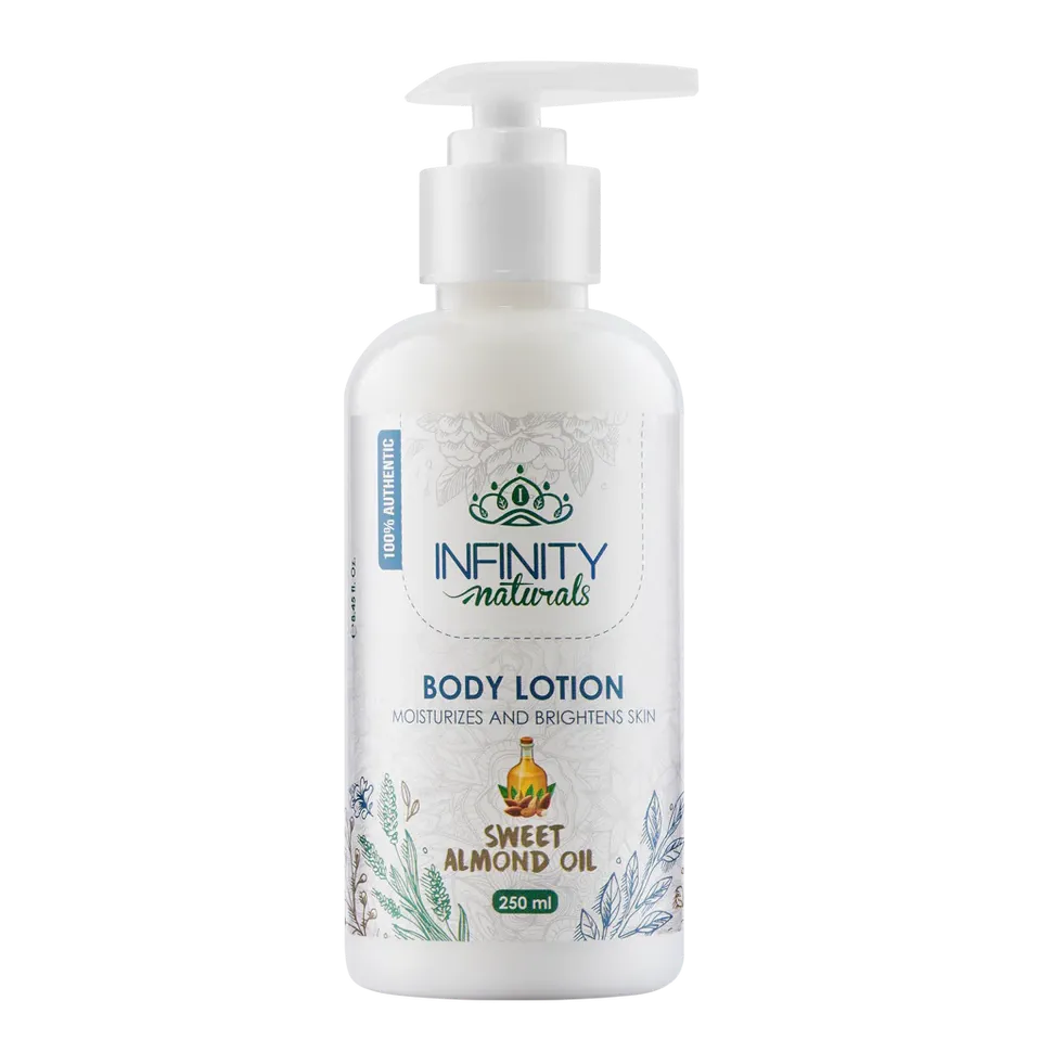 Infinity Naturals | Moisturizing & Brightening Body Lotion with Sweet Almond Oil | 250ml