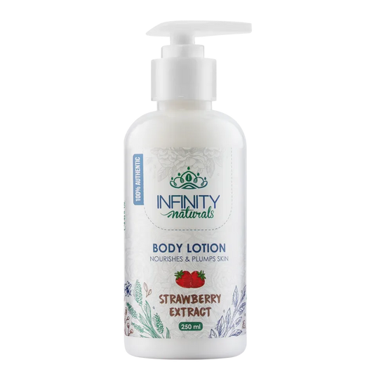Infinity Naturals | Nourishing & Plumping Body Lotion with Strawberry Extract | 250ml