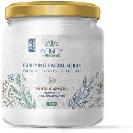 Infinity Naturals | Purifying Facial Scrub with Menthol Crystal | 150gm