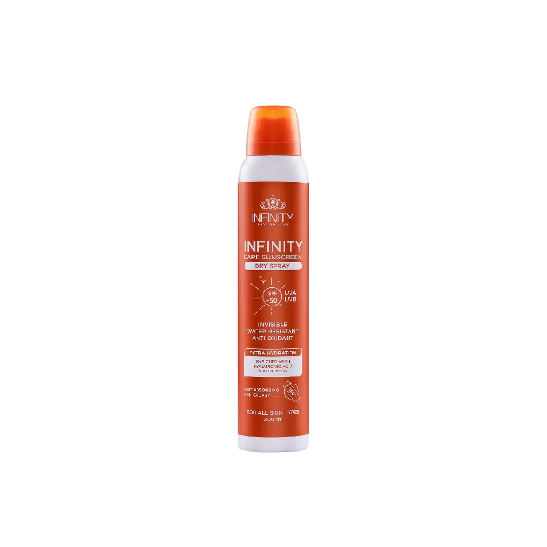 Infinity | sunscreen Dry Spray SPF50+ | 200ml