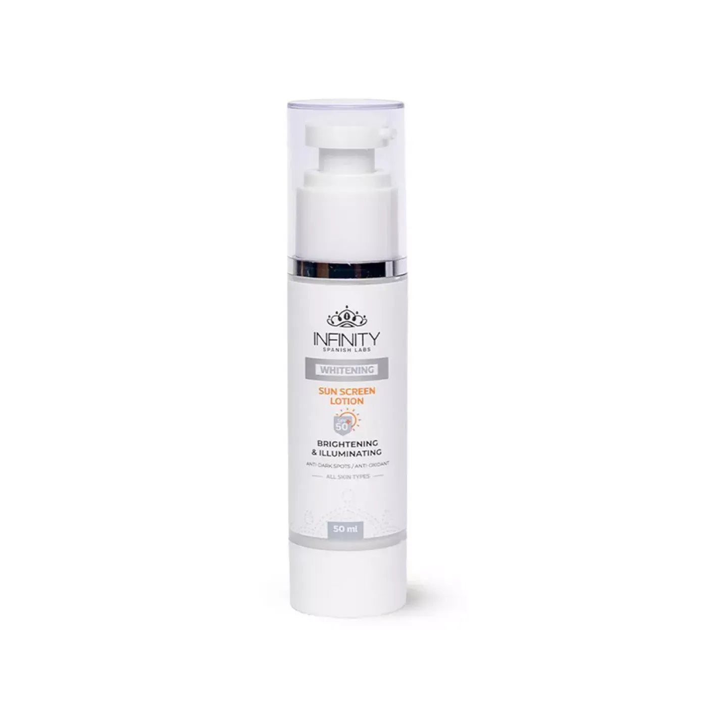 Infinity | Whitening Sunscreen Lotion SPF50+ | 50Ml