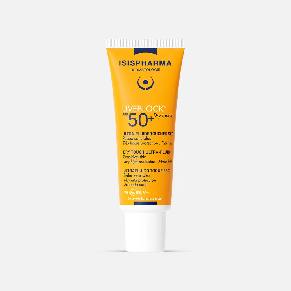 Isis Pharma | Uveblock Spf 50 Dry Touch Ultra Fluid Yellow | 40ml