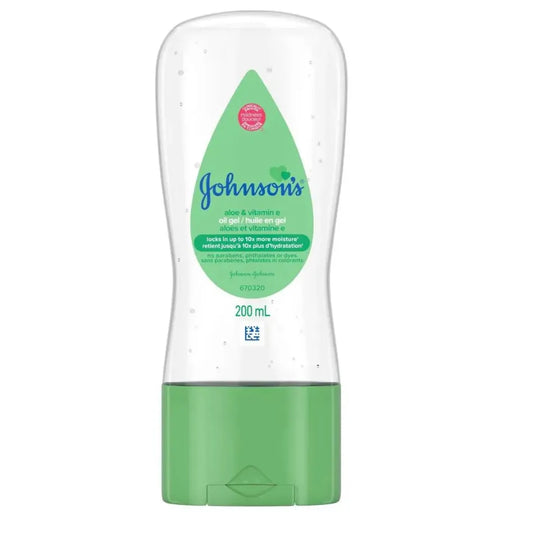 Johnson's | Baby Oil Gel With Aloe Vera & Vitamin E | 200ml