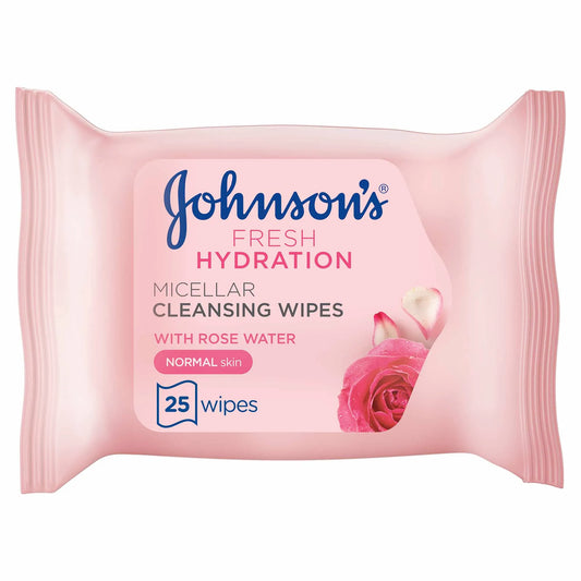 Johnson’s | Cleansing Wipes Fresh Hydration Micellar Normal Skin | 25 Pcs